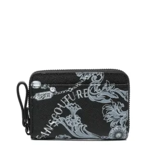 Versace Jeans Couture Mono Baroque Zip Wallet